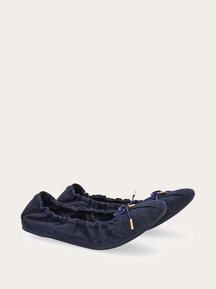 Elasticated ballet flat - Image 2